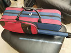 0075166324273200 Unbranded Air Travel Double Violin Case Two Violins With Bow
