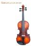 029274868635 Unbranded Classic Solid Wood Acoustic Violin Case Bow