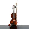 039506228540 Unbranded New Acoustic Violin Size Natural Case Bow
