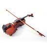 042852708529 Unbranded New Acoustic Violin Size Natural Case Bow