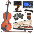 Cvn-100 10 Tuner 1 Cecilio Shoulderrest Case Student Size Violin Solidwood