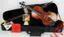 100-new Samuel Eastman Strings 4 Violin Vl Brazilwood Bow-new Protec Max Shaped Case