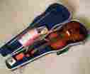 100842 6109 C Meisel Vintage 4 Violin W Germany Case Bow Wax Etc
