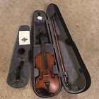 1175 Helmke Reinhart Violin Size With Case Bow Shoulder Rest Xtra