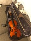 120678 Karl Reiser Violin With Bow Case And Strings