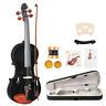 145353vqi8o3765 Unbranded Glarry Spruce Panel Violin Matte Black 5798431451342