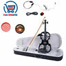 23832049 Sunwell Electric Silent Adult Violin Case Bow Rosin Headphone Connecting