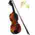 28vil001-200a Generic 4 Full Size Maple Wood Student Violin With Bow Case A 616909090488