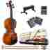 2cvn-320l Cecilio Size 1 2 Ebony Fitted Orchestra Violin Left Handed Case Shoulderrest 847848001765