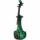 Ev4-grn 4-string M Bridge Aquila Series Electric Violin Green Marble 846940021497