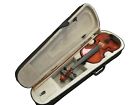 40124 Cmt Full Size Natural Acoustic Violin Fiddle With Case Bow