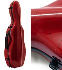 4334266110 Tonareli Music Supply Special Edition Violin Fiberglass Case Red Speckled