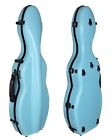 4334402325 Tonareli Music Supply Violin Fiberglass Case Turquoise Vnf