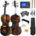 44mv50092d Mendini New Violin Set Solid Wood Intermediate Practice Learners Gift Pack 847848011009