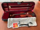 44nws1815 Walter Sandner Hand Made Violin Germany Eastman Bow Stand Strings