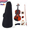 49390 Shopmaniacy Professional Full Size Acoustic Violin Musical Instrument Case Bow