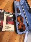 593e Mark Schmitt Deluxe Stradivarius Used Size Student Violin With Bow