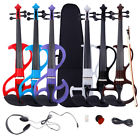 6789568954218 Unbranded New Color Bright Pattern Electric Silent Violin