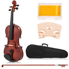 6952938335331 Unbranded Full Size Violin Solid Wood With Hard