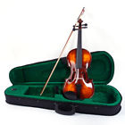 699923268323 Unbranded Glarry Classic Solid Wood Violin Case Bow