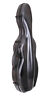 729440198657 Tonareli New Checkered Fiberglass Violin Case With Cosmetic