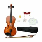 853812551488 Zimtown Solid Wood Violin With Hard Case Bow
