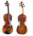 86312 Unbranded 4 Full Size Ebony Fitted Solid Wood Starter Violin Outfit For Beginners Natur