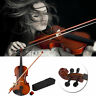 887213505986 Unbranded Basswood Natural Violin Fiddle For Kids Student