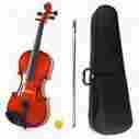 Vlp13-34 889811385670 Aileen 3 4 Size All Solid Handcrafted Student Violin Starter Kits Red Brown Lacquer Fi