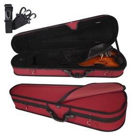 Adm 973405031716 4/4 Full Size Violin Hard Case Basic Professional Triangular Shape Backpack