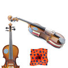 Afvs-44rr Violin Skins Stars Rosin Flag Fits Size Not 656857117899