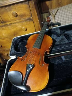 1725 Aileen 840f 2019 Yuan Qin Full Size 4/4 Violin With Case And Bow Model Serial #