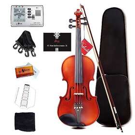 Aileen 973405030030 Premium Beginner Series Violin Outfit - 4/4 Full Size Solid Wood Ebony