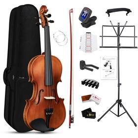 Aileen 973405037718 1/2 Violin Set Beginners Fiddle Kit For Teenagers With Hard Case Music Stan
