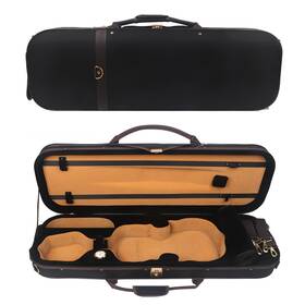 Aklot 746626247008 Sturdy Violin Travel Case 4/4 Full Size With Velvet Lining Humidity Meter