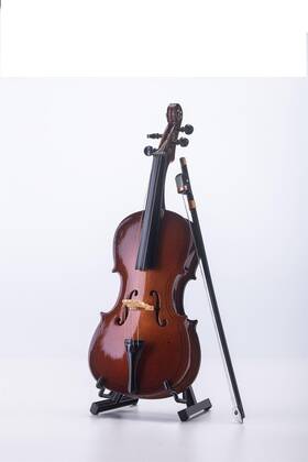 Alano 708214138549 Mini Violin Model Decorative Ornament Musical Instrument With Bow And Stan