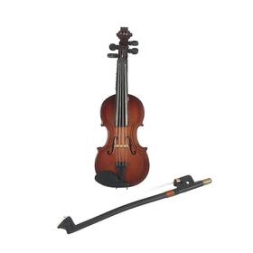 Alano V-6/10/14/17 Mini Violin Model Decorative Ornament Musical Instrument With Bow And Stan