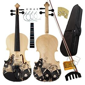 Aliyes Distinctive Artistic Violin Set Designed For Beginners Students Kids A