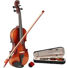 Alvantor 325548326215 1/2 Size Acoustic Violin Starter Set For Kids Ages 7-10 - Natural Wood