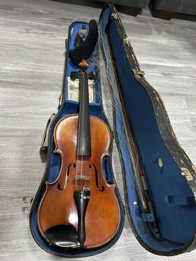 Anton Becker 1694 Vintage Germany Antonius Stradivarius Copie 3/4 Violin Very Good