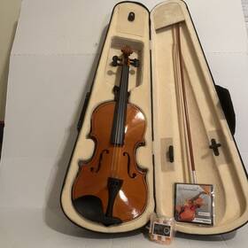Ab07 Anton Breton Violin Aston Villa Solid Wood For Beginner 3/4 Bright 56cm