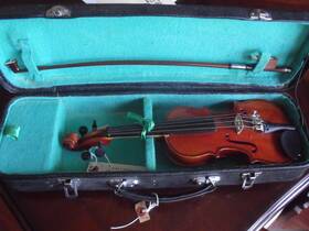 Ad16 Antonio Adani Size 4/4 Violin Bow&case. Excellent Condition