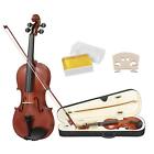 B077rtxhfv Lagrima New Acoustic Violin Solid Wood Handcrafted Hard Case No