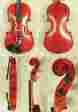 B4929 Stradivari Gliga New Intermediate Level 3 4 Gems 1 Antiqued Violin