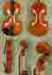 B8758 Stradivari Gliga Romanian Very Small 1 32 Child Size Intermediate Level Gems Shiny Violin