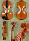 B8901 Stradivari Gliga Antiqued 4 Student Fiddle Gems 3 Violin W Case And Bow From Violinslover