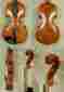 B8955 Stradivari Gliga New Antiqued 3 4 Student Gems Violin With Case And Bow