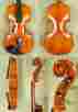 B9169 Stradivari Gliga Handmade 4 Maestro Vasile Violin W Luxury Case Logo And Bow