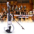 Ban5514009915230je Ammoon Solid Electric Silent Violin White Bow Case 613635314802