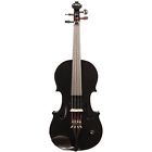 Bar-aebk Barcus-berry Vibrato-ae Acoustic Electric Violin Black 4 Size W Soft Case 717070216568